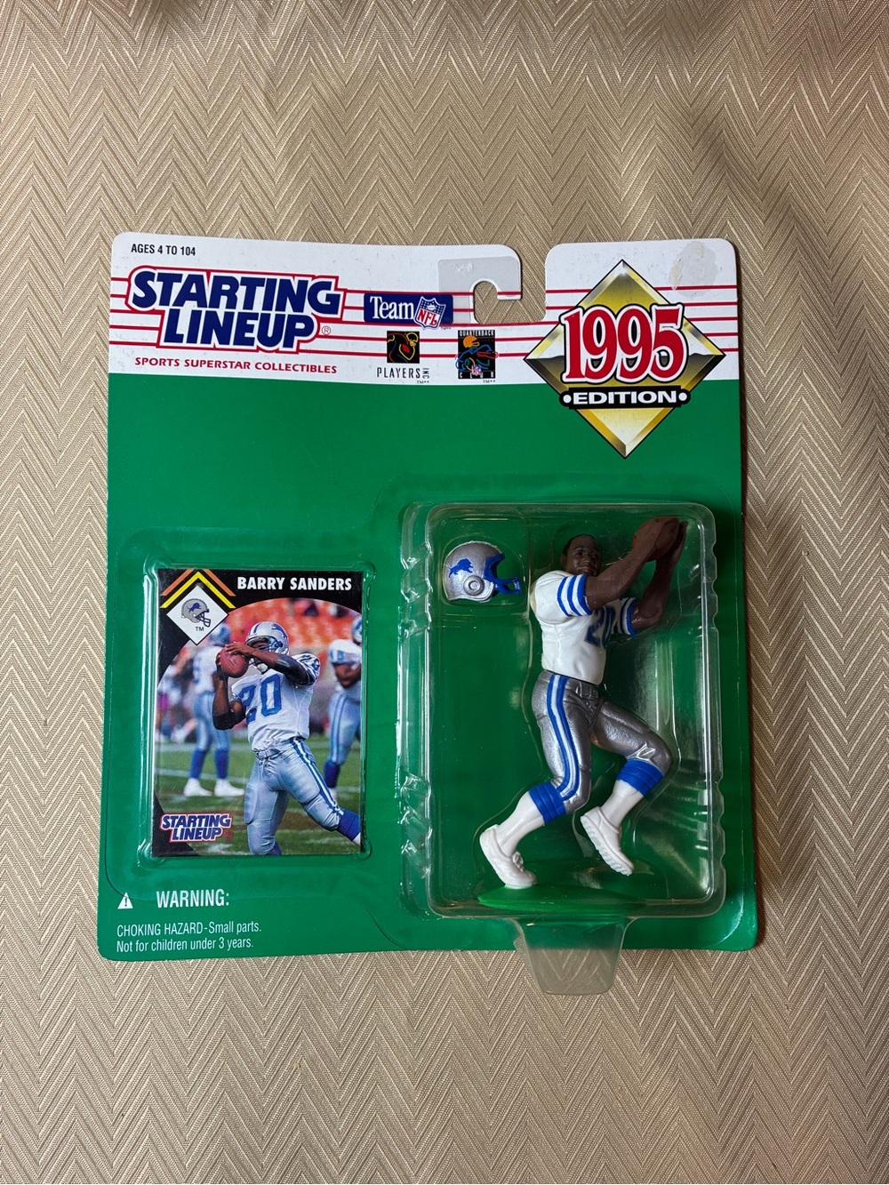Starting Lineup 1995 Barry Sanders Detroit Lions Figure